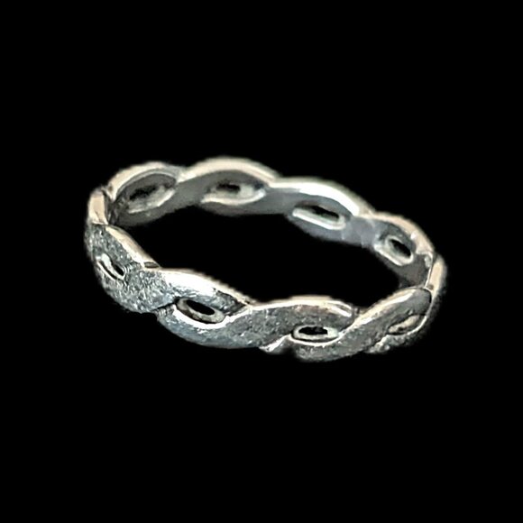 James Avery RARE Twisted Wire Stacked Ring - Picture 1 of 5